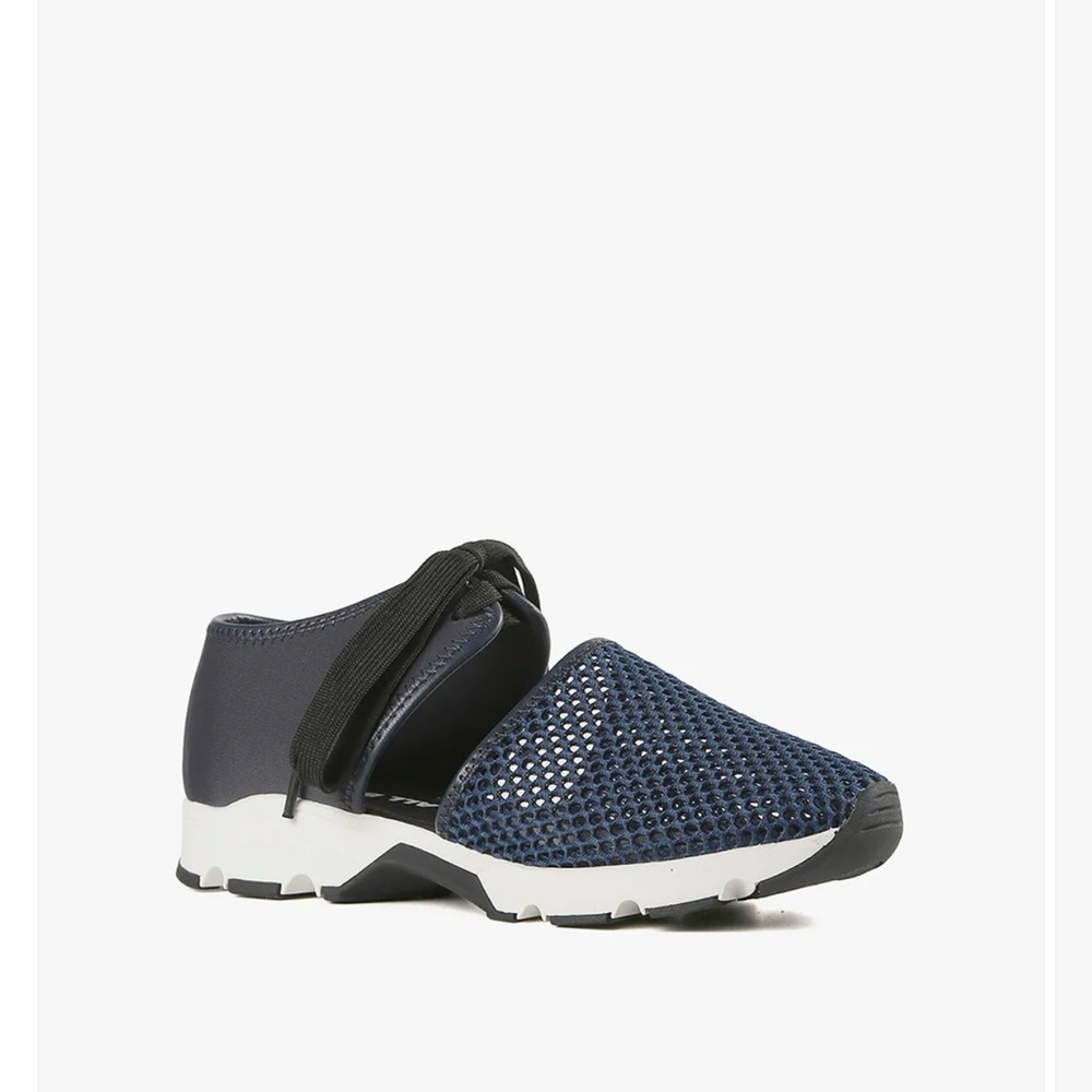Women's Navy Mesh Sneakers